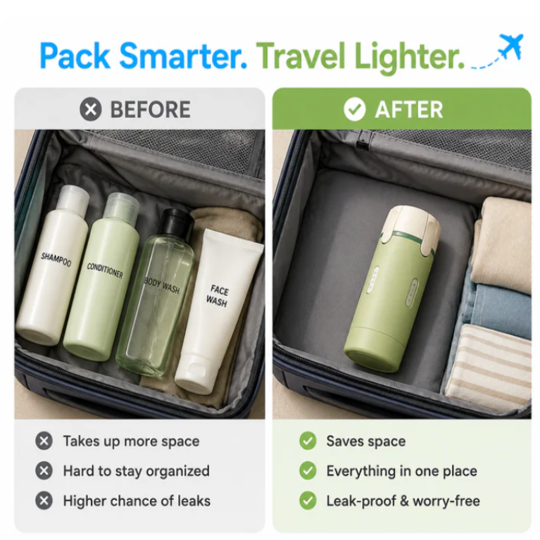 FlowFour 4 in 1 Travel Dispenser